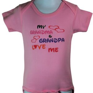 Funny Baby Clothes My Grandma And Grandpa Love Me