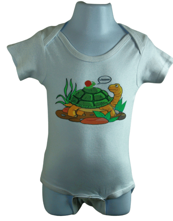 Cute Baby One Piece - the Turtle and The snail.