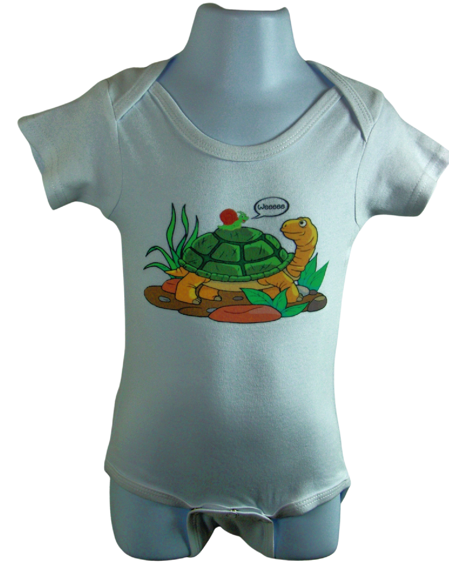 Cute Baby One Piece - the Turtle and The snail.